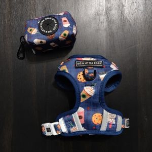 Dog harness and poo bag